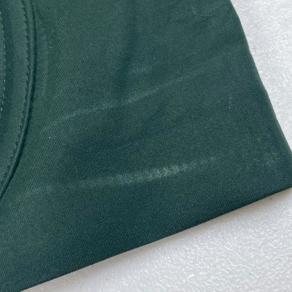 Cacique Lightly Lined Balconette Bra Women 48D‎ Green Underwire Smoothing Wings